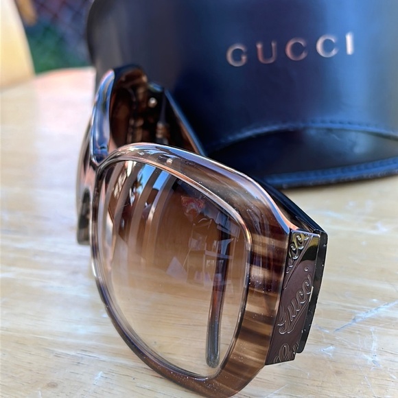 Gucci Y2K Women Oversized Sunglasses Vintage Gucci Designer Retro Sunglass main image 6